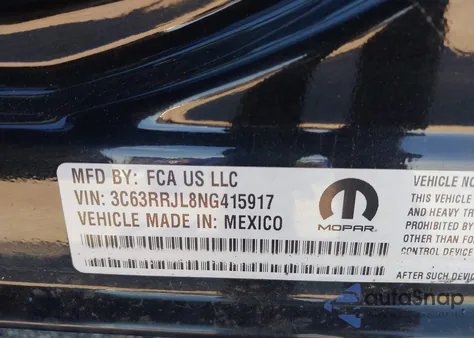 2022 Ram 3500 z USA, uszkodzony, nr VIN 3C63RRJL8NG415917